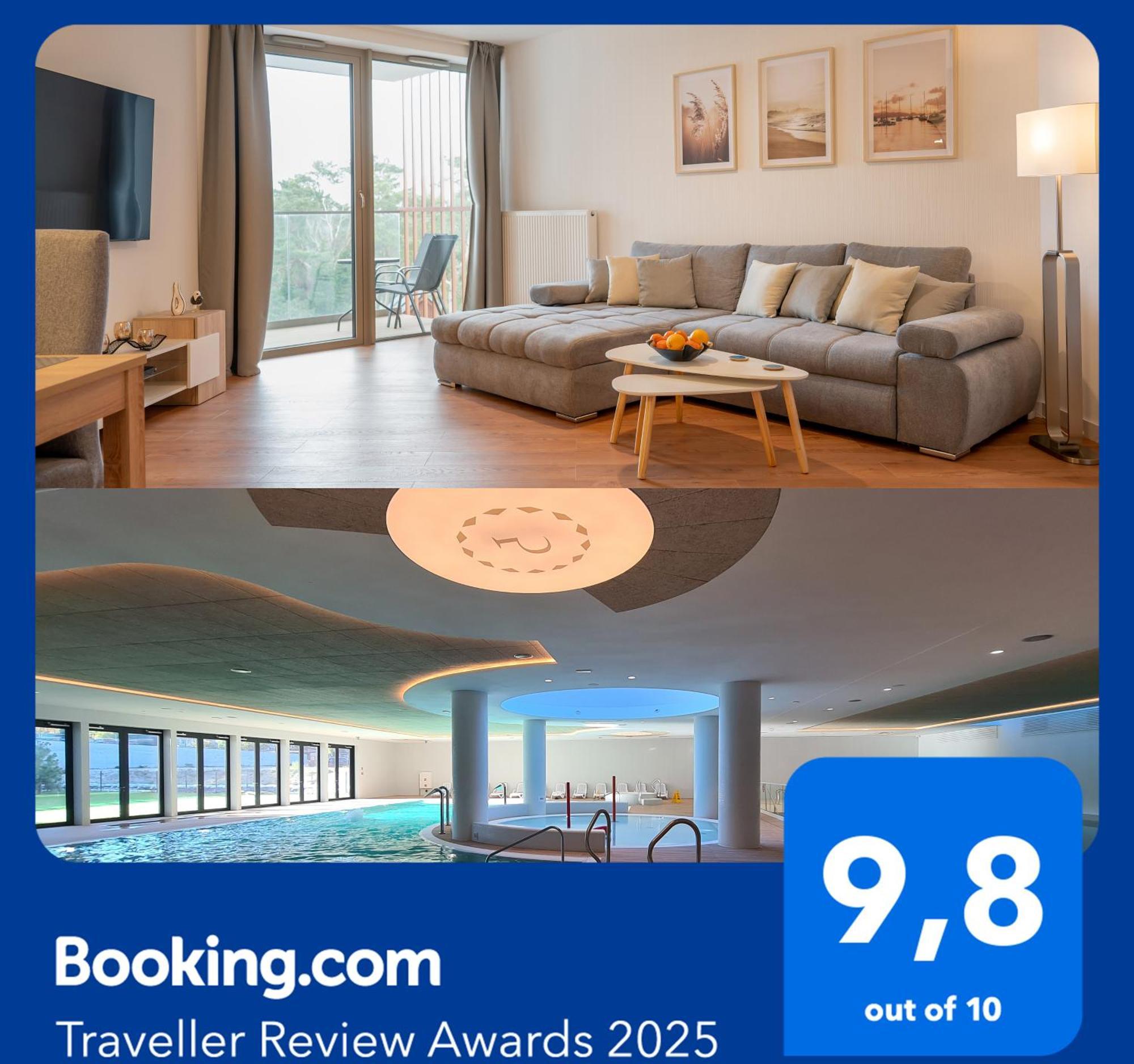 Pinea Sky Premium Apartament Z Widokiem Na Morze Ze Spa I Basenem Przy Plazy Побєрово Екстер'єр фото